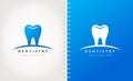 Tooth logo vector. Dentistry design.